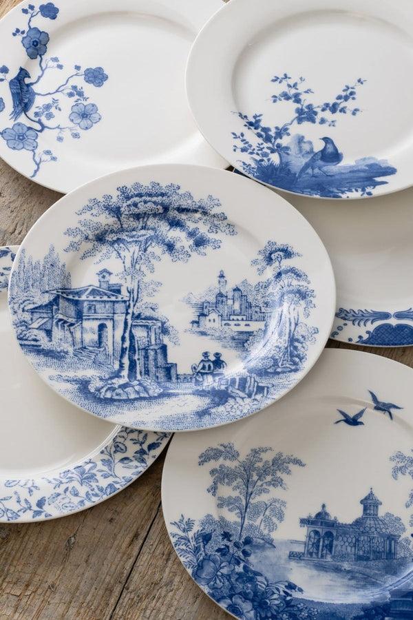Carraig Donn Archive Blue Tea Plates Set Of 6