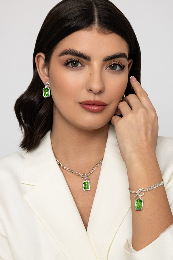 carraig donn Ariya Light Emerald Green Necklace