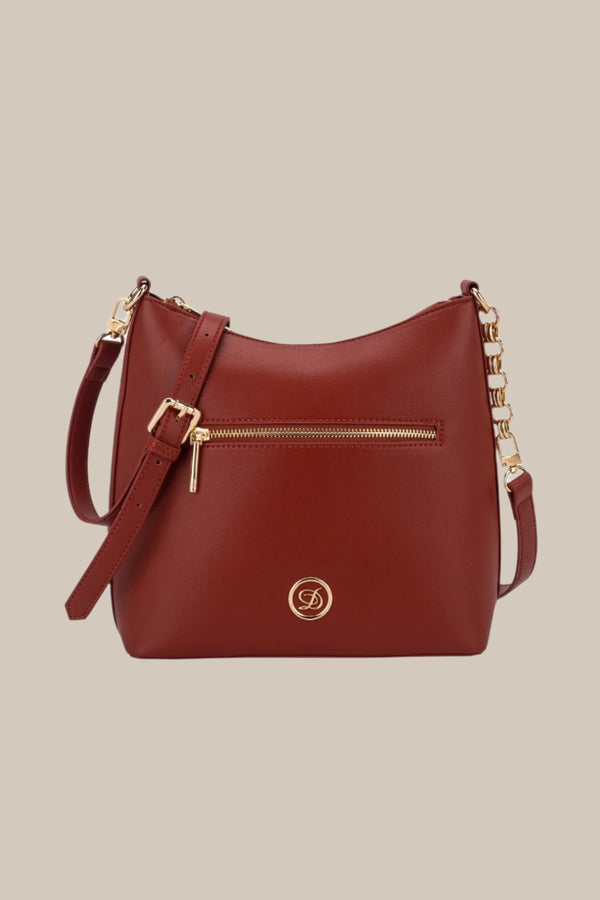 carraig donn Aspen Crossbody Bag in Rust Brown
