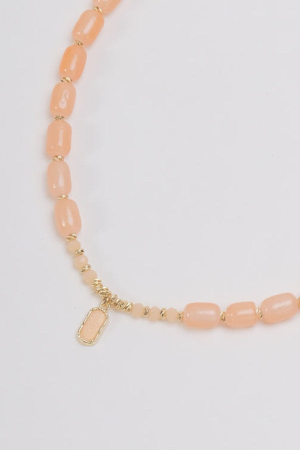 Carraig Donn Beaded Orange Stone Necklace