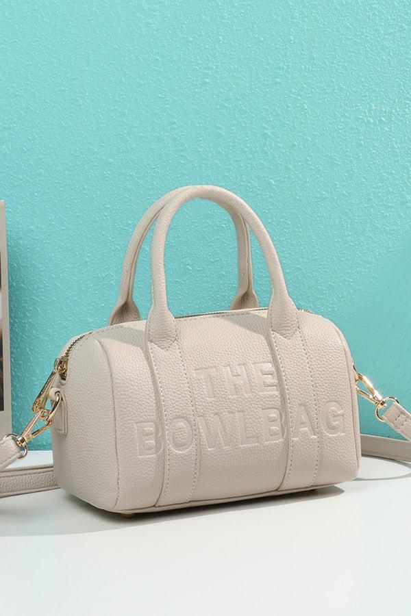 carraig donn Beige Bowling Logo Bag