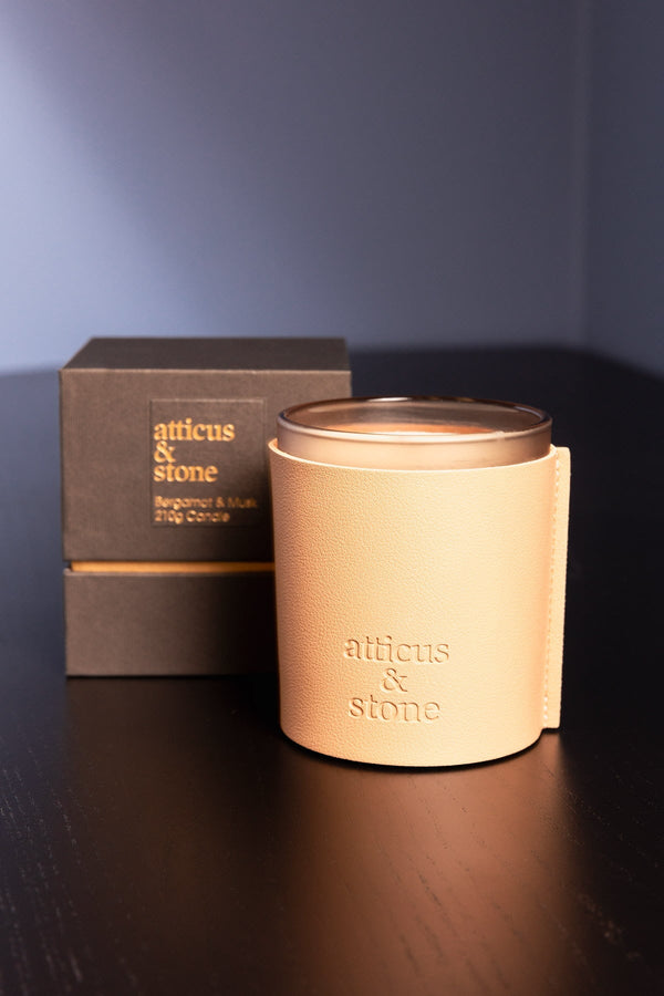 carraig donn Bergamot And Musk Candle