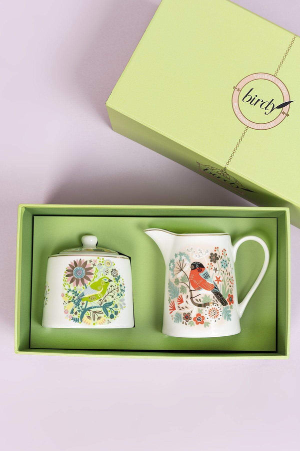 Carraig Donn Birdy Greenfinch Sugar & Cream Set