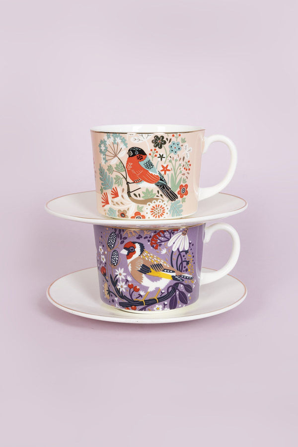 Carraig Donn Birdy Set Of 2 Cappuccino Cups