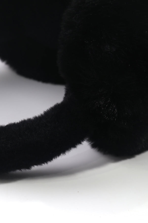 Carraig Donn Black Faux Fur Ear Muffs
