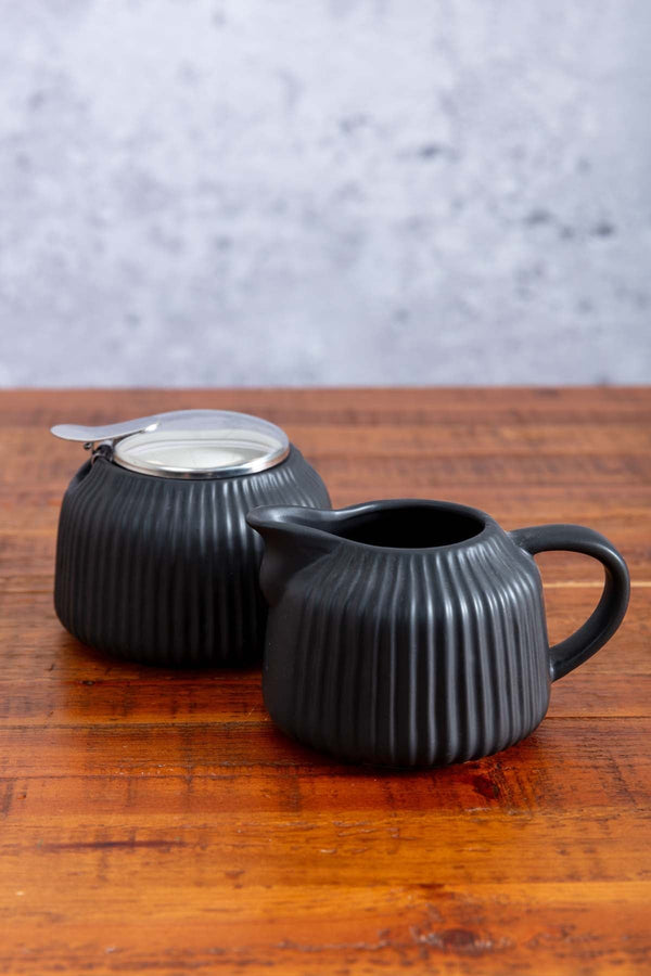 carraig donn Black Sugar & Creamer Set