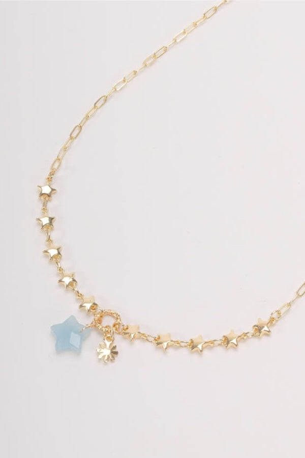 Carraig Donn Blue & Gold Star Necklace