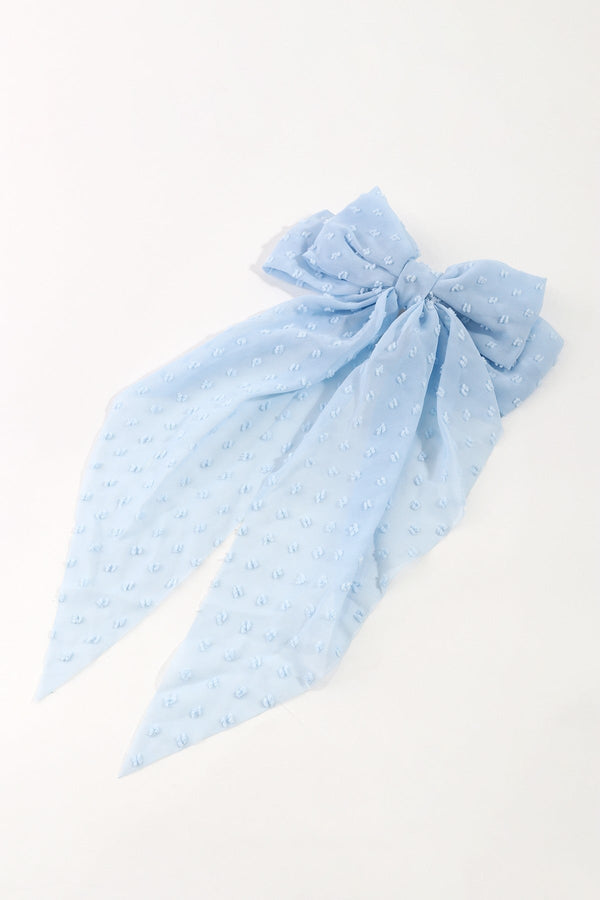 carraig donn Blue Hair Clip Bow