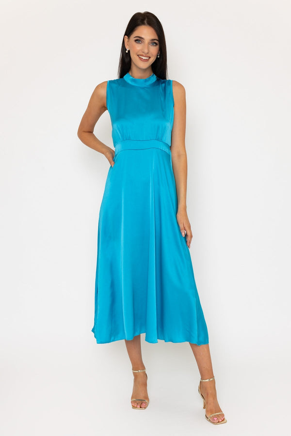 carraig donn Blue Michelle Midi Dress