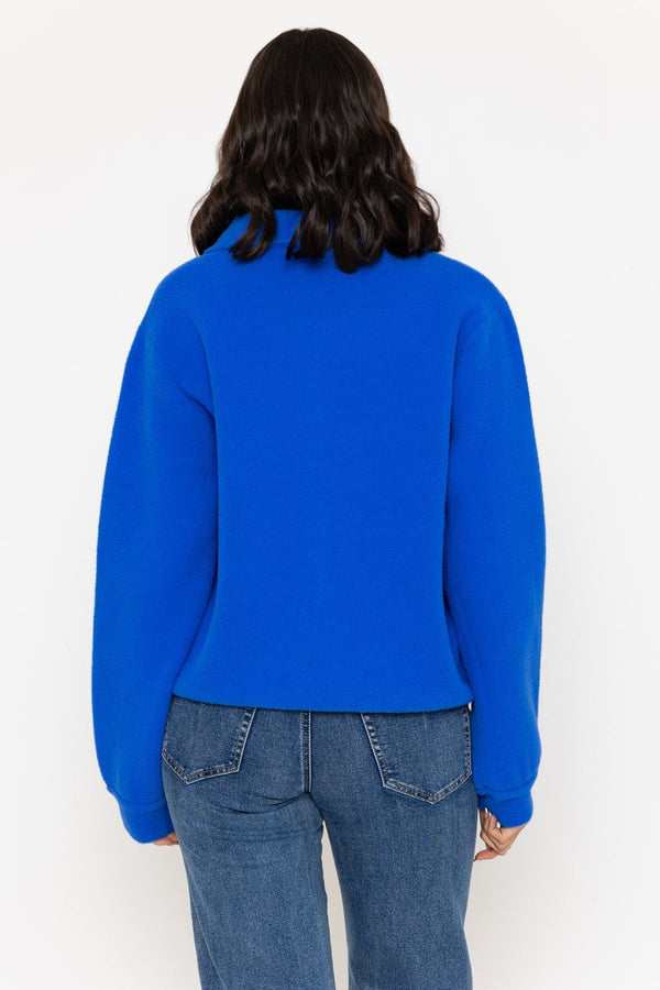 Carraig Donn Blue Plain Knitted Cardigan