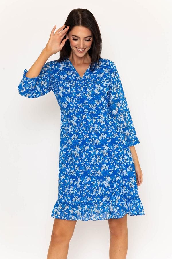 Carraig Donn Blue Roisin Knee Length Dress