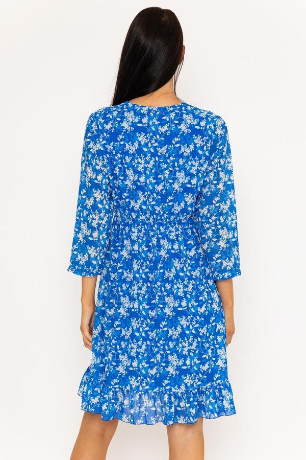 Carraig Donn Blue Roisin Knee Length Dress