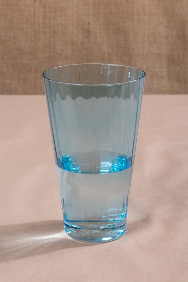Carraig Donn Blue Wave Ripple Highball Set Of 2