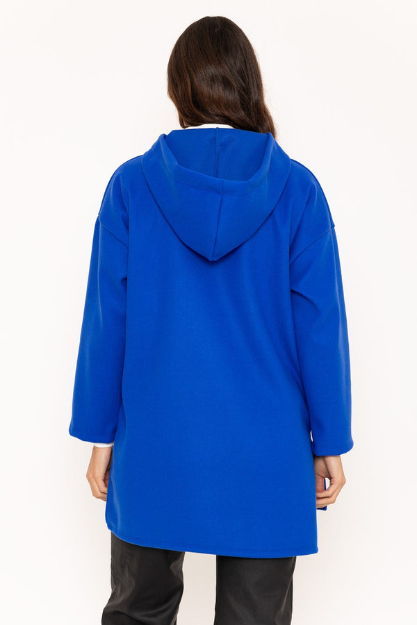 Carraig Donn Blue Zip Up Jacket With Hood