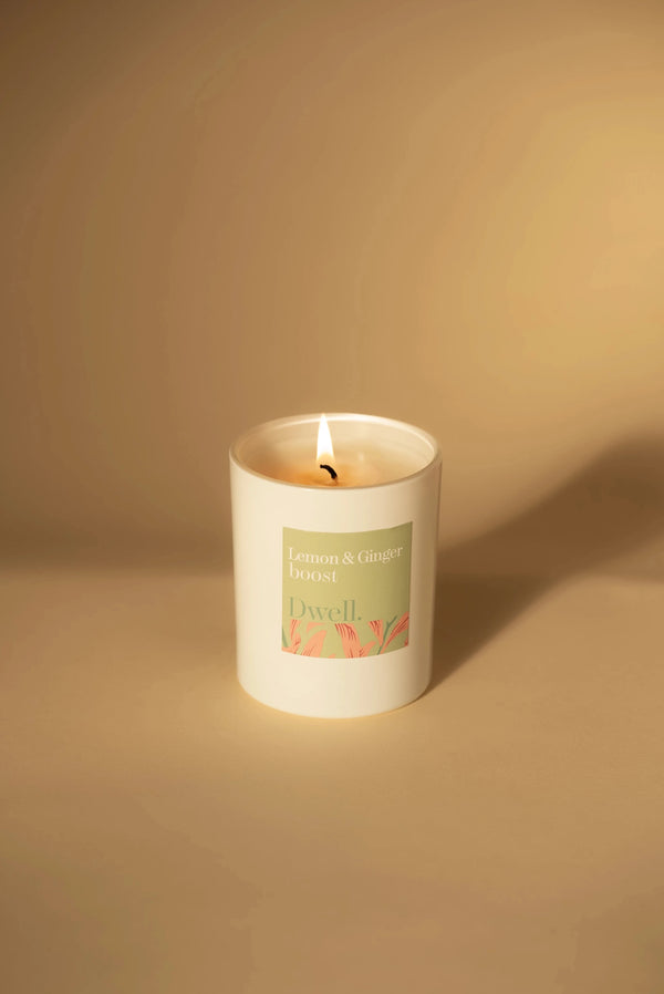 Carraig Donn Boost Lemon & Ginger Dwell Candle