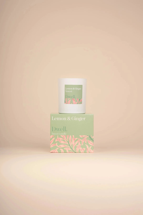 Carraig Donn Boost Lemon & Ginger Dwell Candle