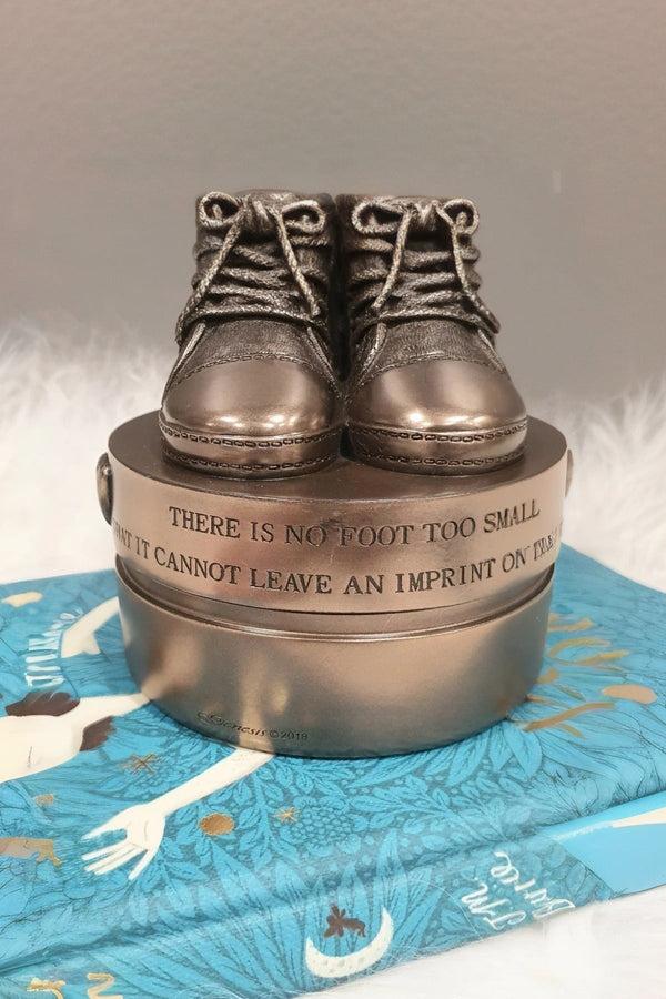 carraig donn Boy Booties Bronze Trinket Box