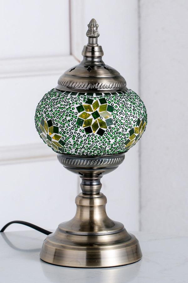 Carraig Donn Boya Green Mosaic Table Lamp