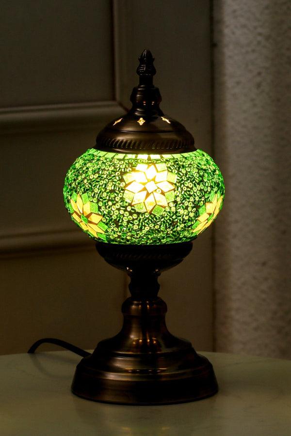 carraig donn Boya Green Mosaic Table Lamp