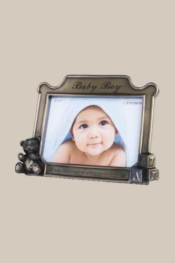 carraig donn Bronze Baby Boy Frame