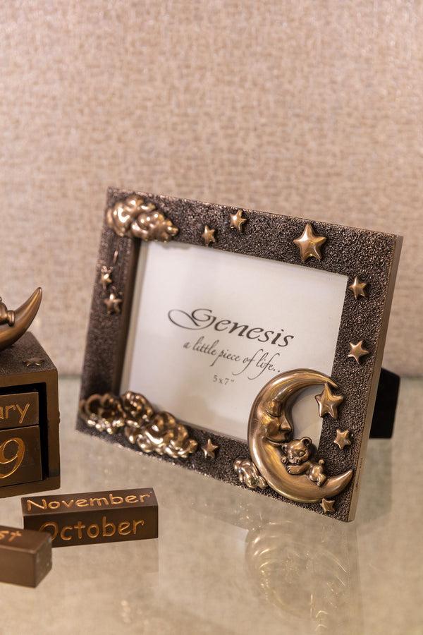 carraig donn Bronze Moon and Teddy Photo Frame
