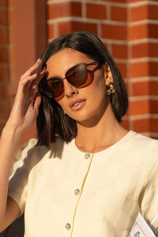 carraig donn Brown Cateye Sunglasses