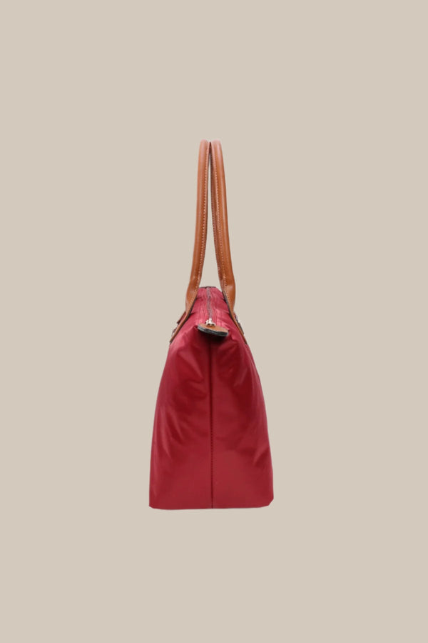Carraig Donn Burgundy Nylon Tote Bag