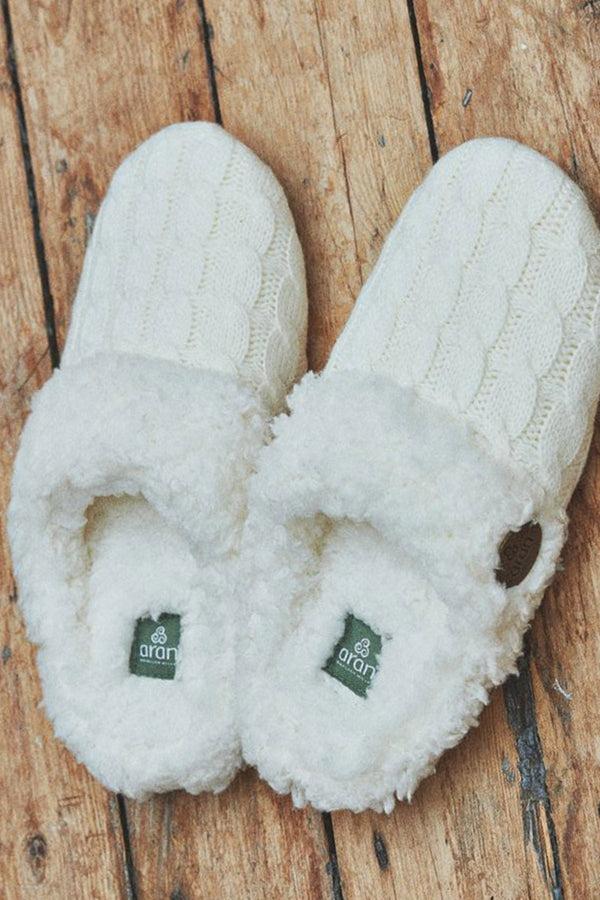 Carraig Donn Cable Knit Slippers