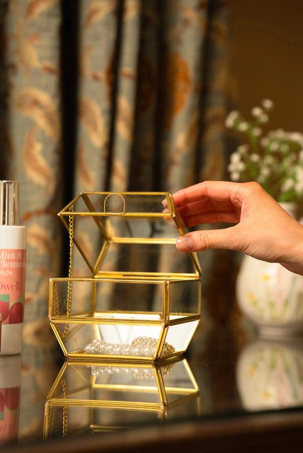 Carraig Donn Cara Gold Tone Trinket Box