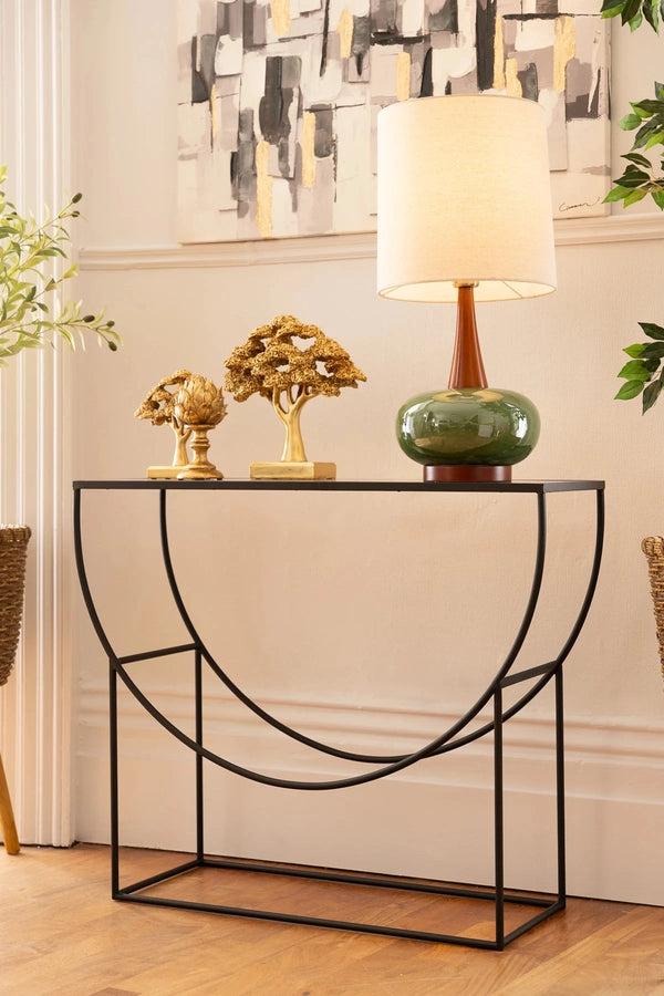 Carraig Donn Cara Half Moon Console Table