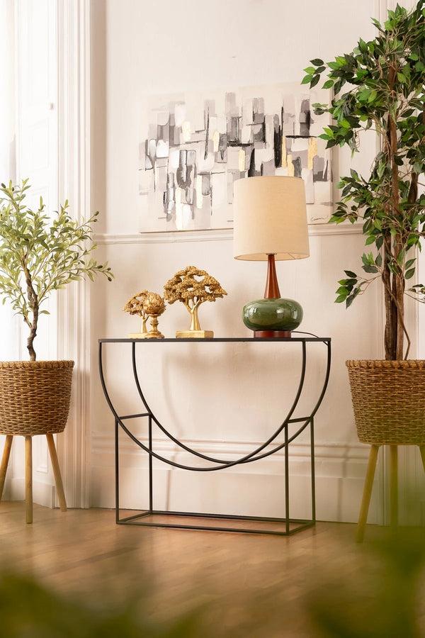 Carraig Donn Cara Half Moon Console Table