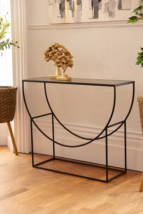 Carraig Donn Cara Half Moon Console Table