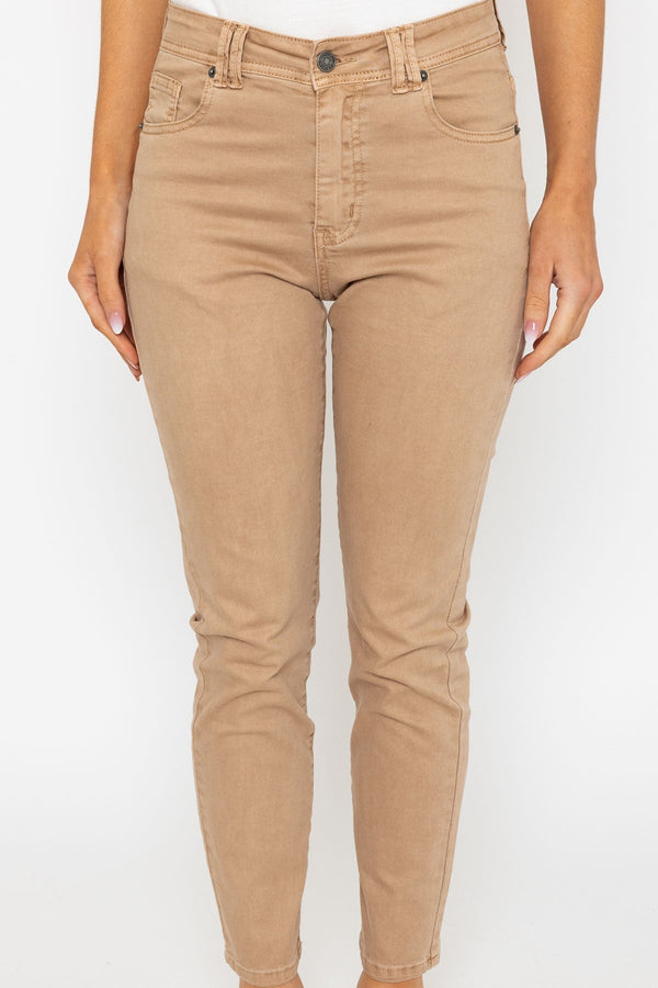 Carraig Donn Celine Casual Pant In Camel