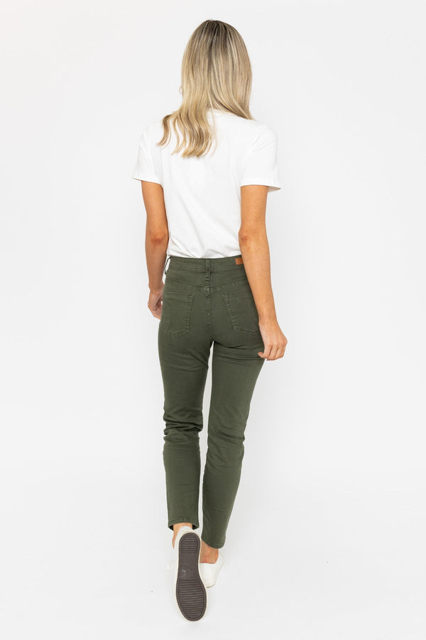 Carraig Donn Celine Casual Pants In Khaki