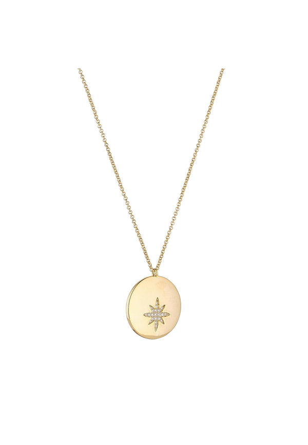 Carraig Donn Centre Star Necklace In Gold