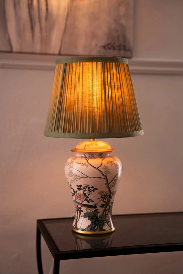 Carraig Donn Ceramic Floral Pattern Lamp