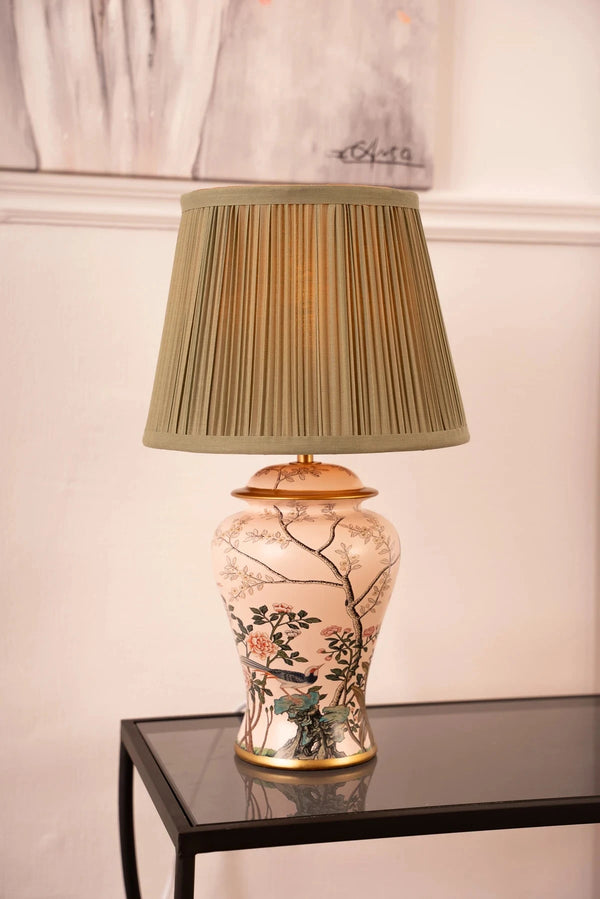 carraig donn Ceramic Floral Pattern Lamp