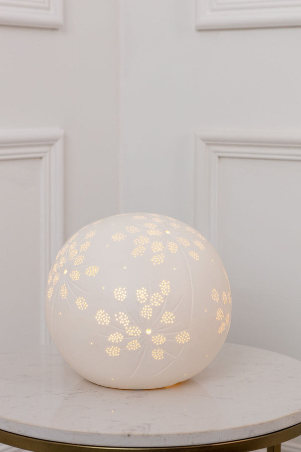 carraig donn Ceramic LED Dandelion Globe