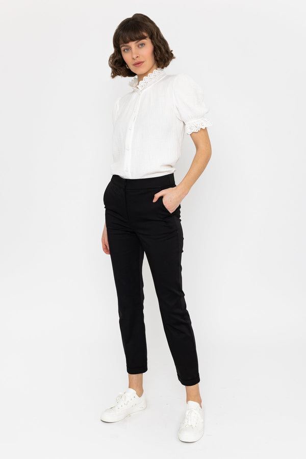 carraig donn Chino Pant in Black