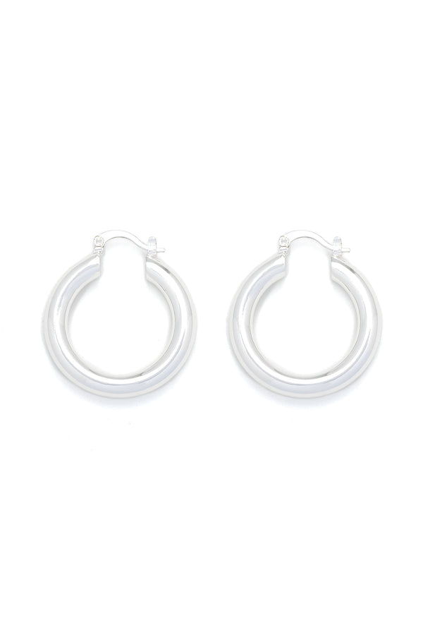 Carraig Donn Chunky Silver Hoops