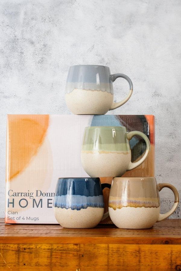 carraig donn Cian Glaze Set Of 4 Mugs