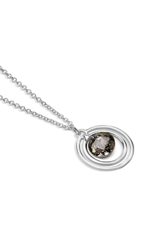 Carraig Donn Circular Pendant Black Stone