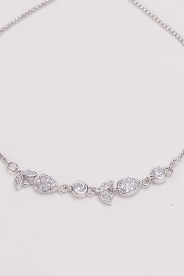 Carraig Donn Clear Stone Silver Toggle Bracelet