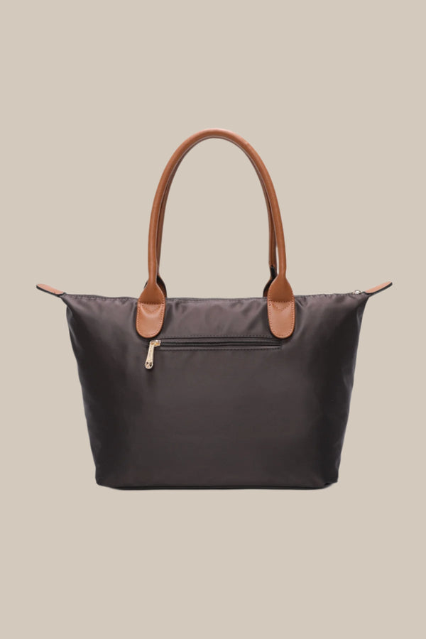 Carraig Donn Coffee Brown Nylon Tote Bag