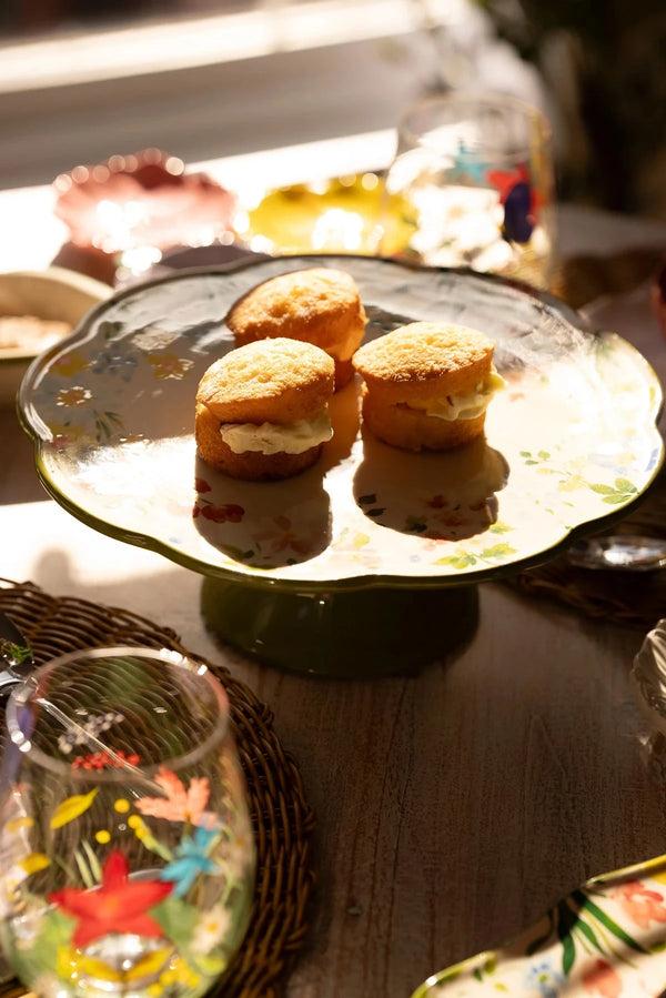 Carraig Donn Colourful Blossom Bloom Cake Stand