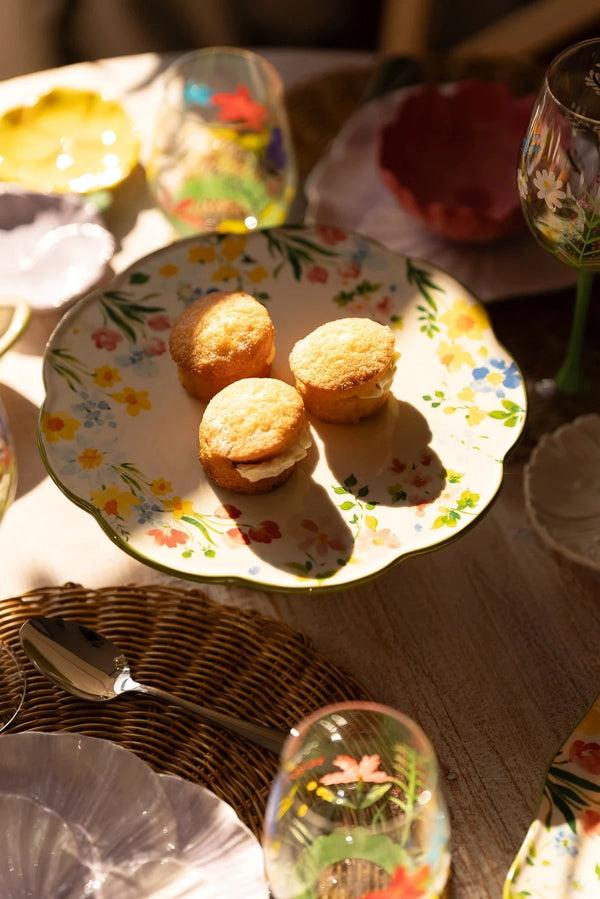 Carraig Donn Colourful Blossom Bloom Cake Stand