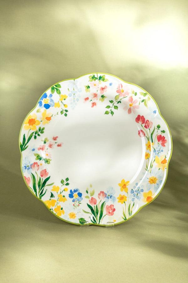 carraig donn Colourful Blossom Bloom Round Platter