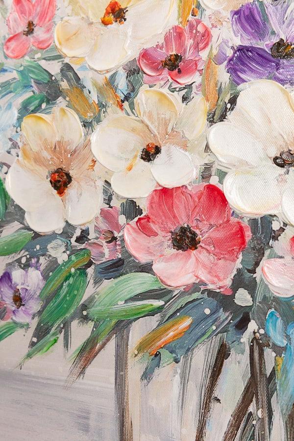 Carraig Donn Colourful Posy Floral Canvas Wall Art