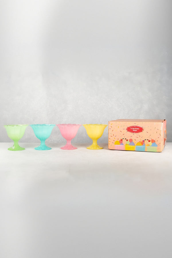 carraig donn Colourful Sundae Bowls Set Of 4