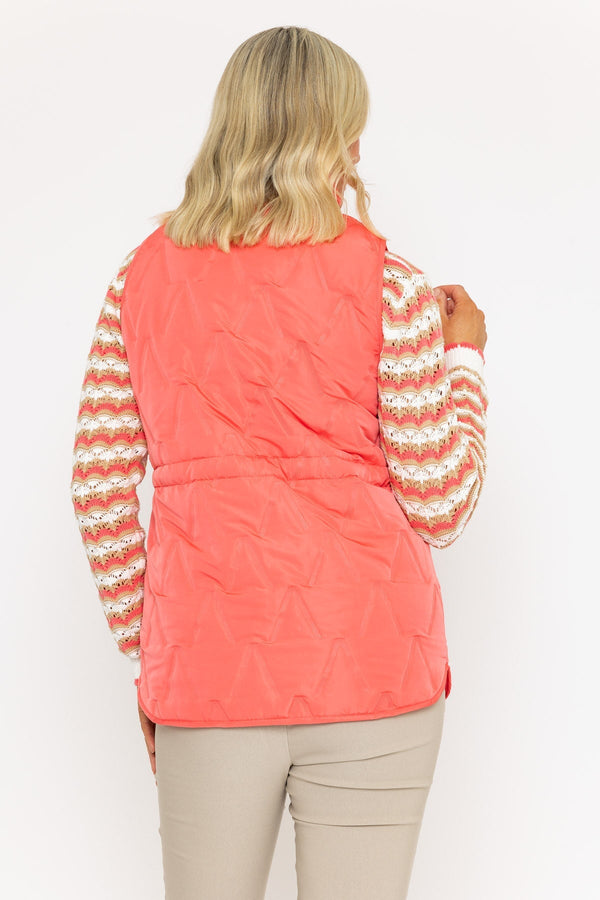 Carraig Donn Coral Embossed Quilt Gilet